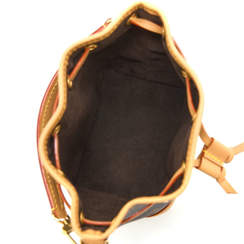 LOUIS VUITTON NANO NOE MONOGRAM CANVAS GHW (NEW VERSION)