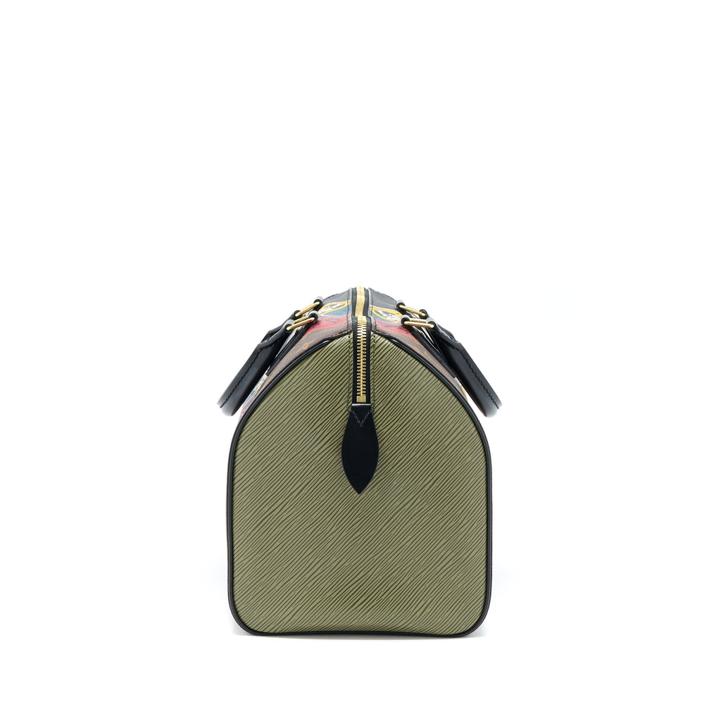 LOUIS VUITTON SPEEDY 30 KABUKI-THEMED CRUISE MONOGRAM CANVAS/EPI GHW