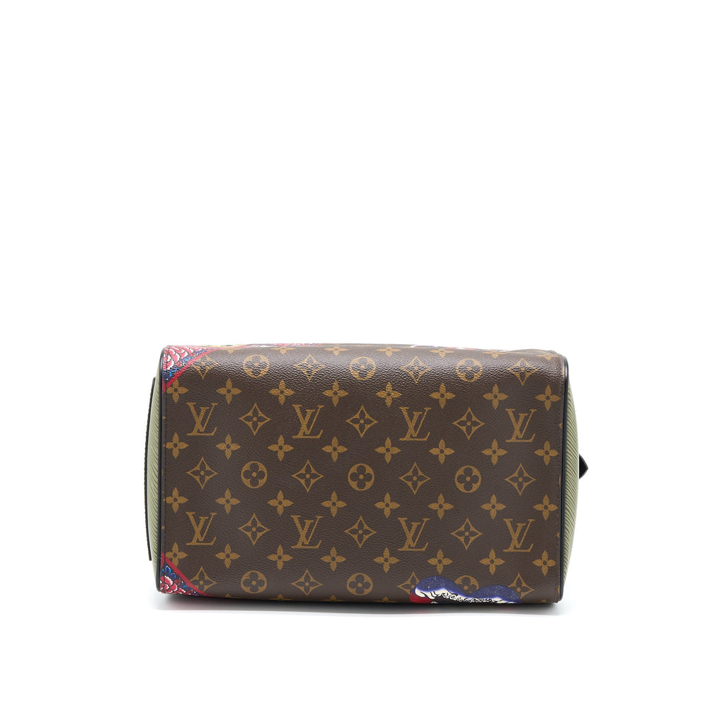 LOUIS VUITTON SPEEDY 30 KABUKI-THEMED CRUISE MONOGRAM CANVAS/EPI GHW
