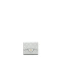 CHANEL CLASSIC SMALL FLAP WALLET CAVIAR GREY LGHW