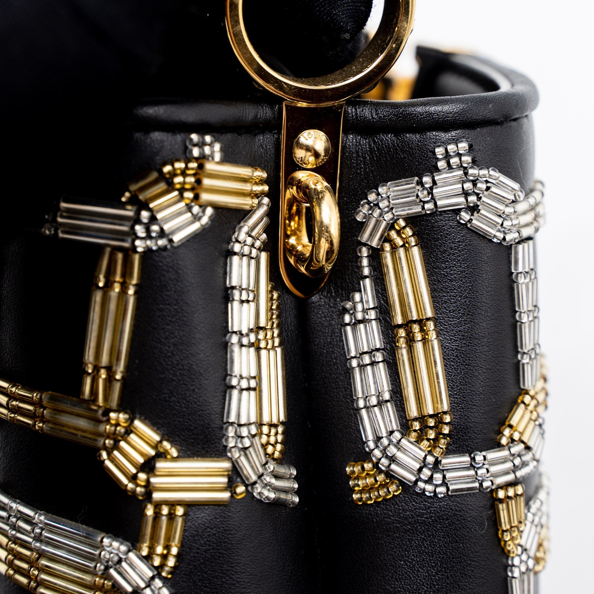 LOUIS VUITTON CAPUCINES BB 21FW LIMITED EDITION CALFSKIN BLACK/MULTICOLOUR GHW