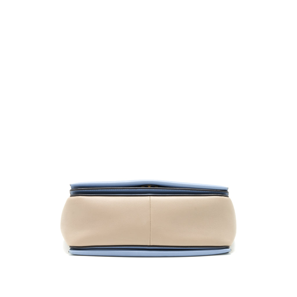 CELINE FRAME BAG BLUE/ GREY