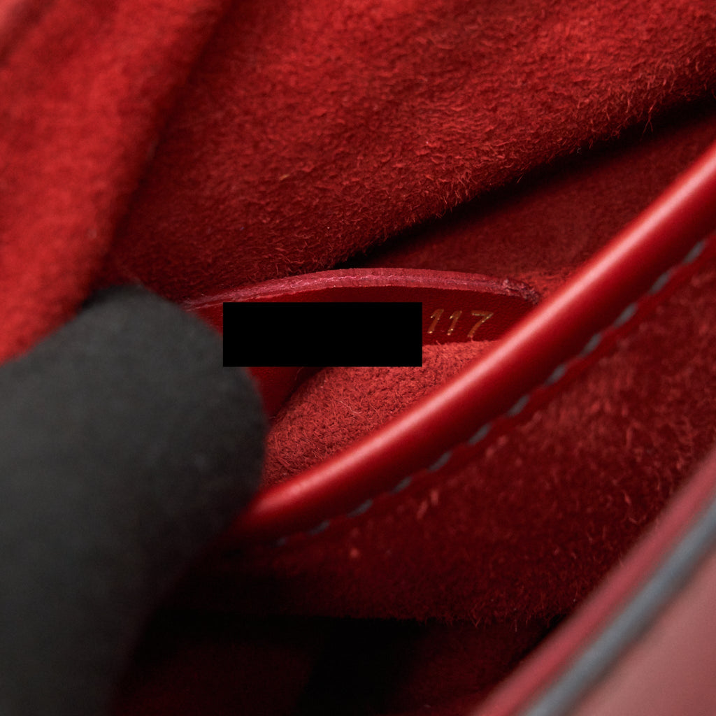 DIOR J'ADIOR CLUTCH WITH HANDLE RED WITH GHW