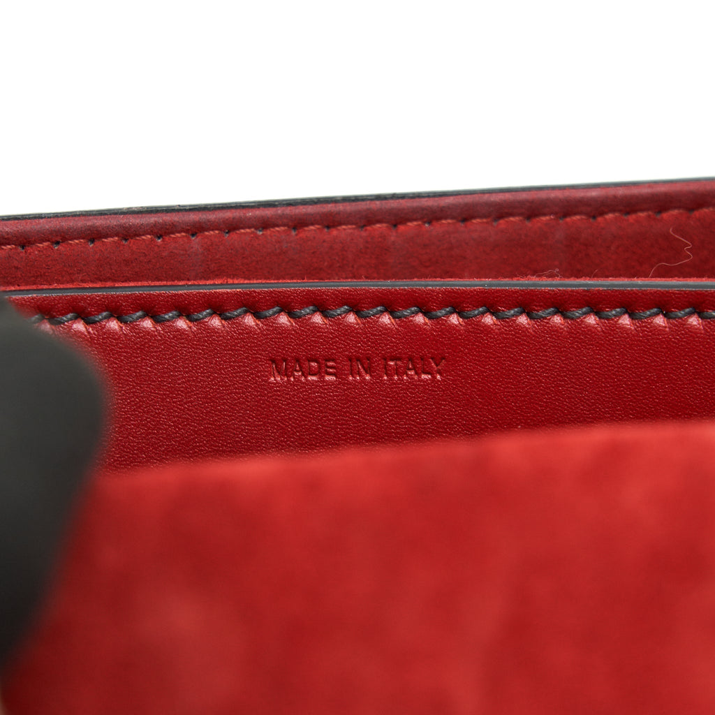 DIOR J'ADIOR CLUTCH WITH HANDLE RED WITH GHW