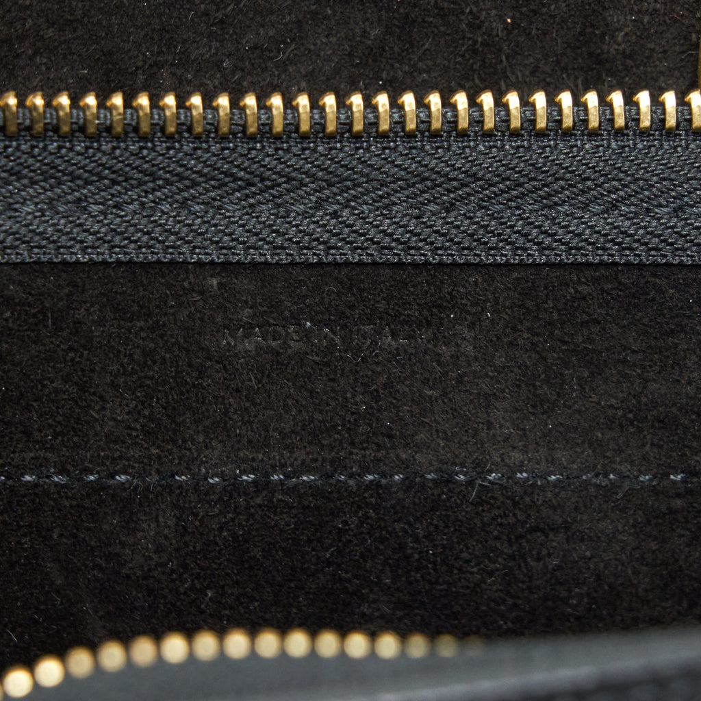 CELINE PICO BELT BAG CALFSKIN BLACK GHW