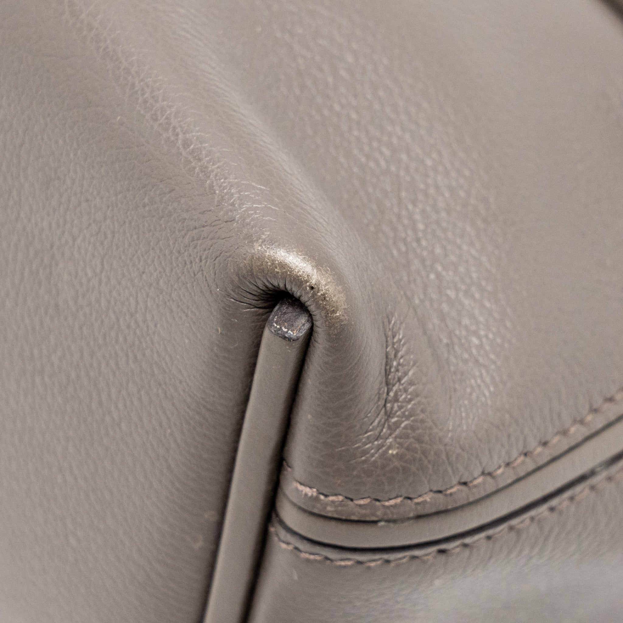 HERMES MINI 2424 24/24-21 BAG EVERCOLOR / SWIFT GRIS ETAIN SHW