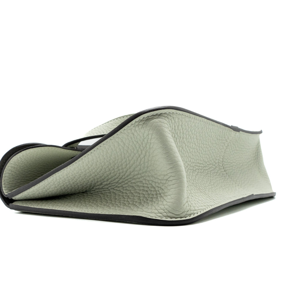 HERMES HALZAN 25 CLEMENCE GRIS NEVE / GRIS MEYER GHW