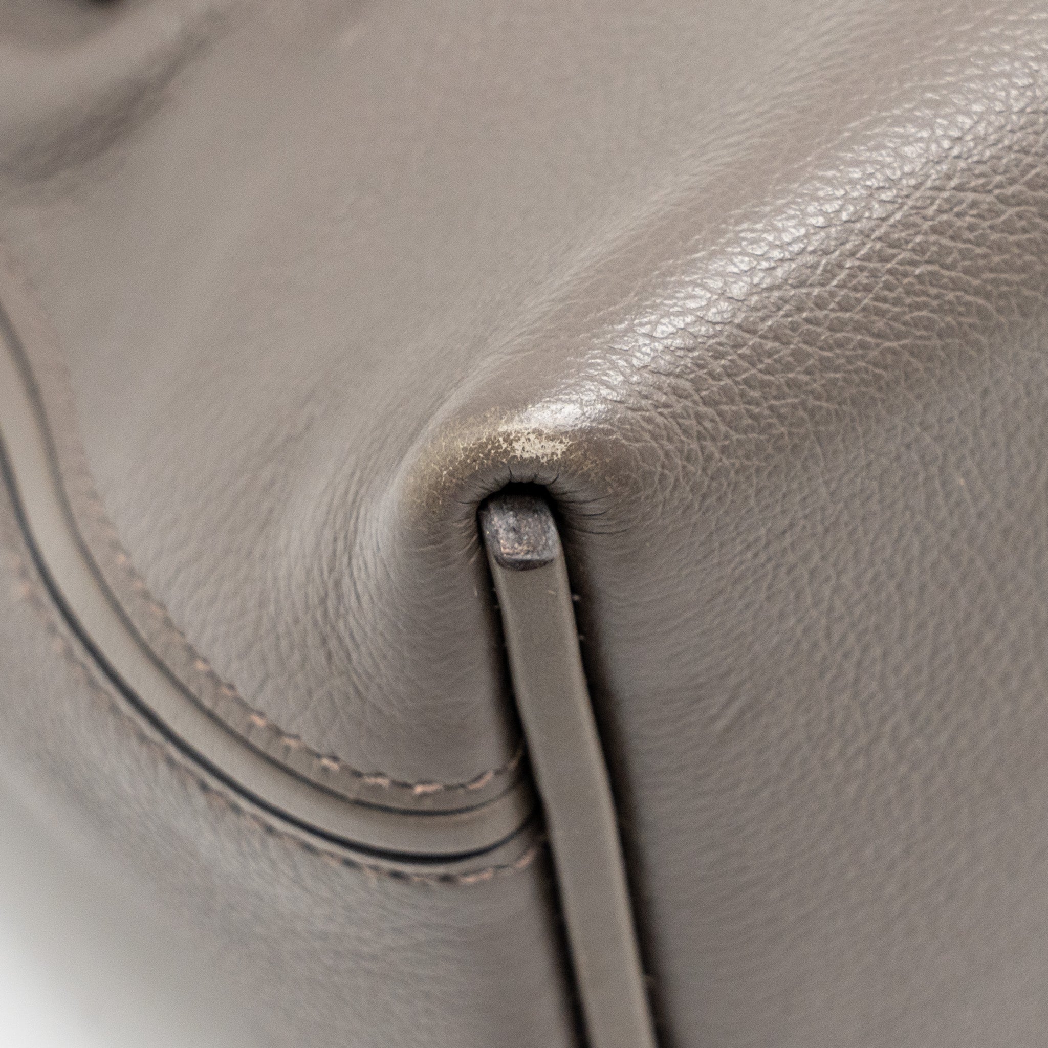 HERMES MINI 2424 24/24-21 BAG EVERCOLOR / SWIFT GRIS ETAIN SHW