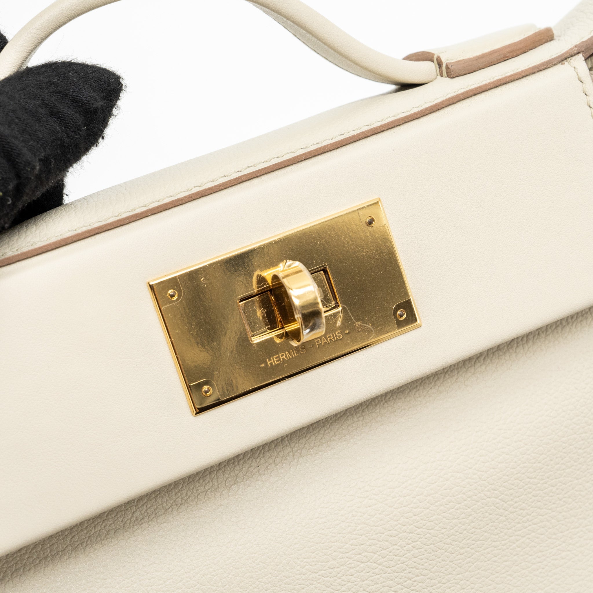 HERMES MINI 24/24 2424-21 BAG EVERCOLOR/ SWIFT BETON GHW
