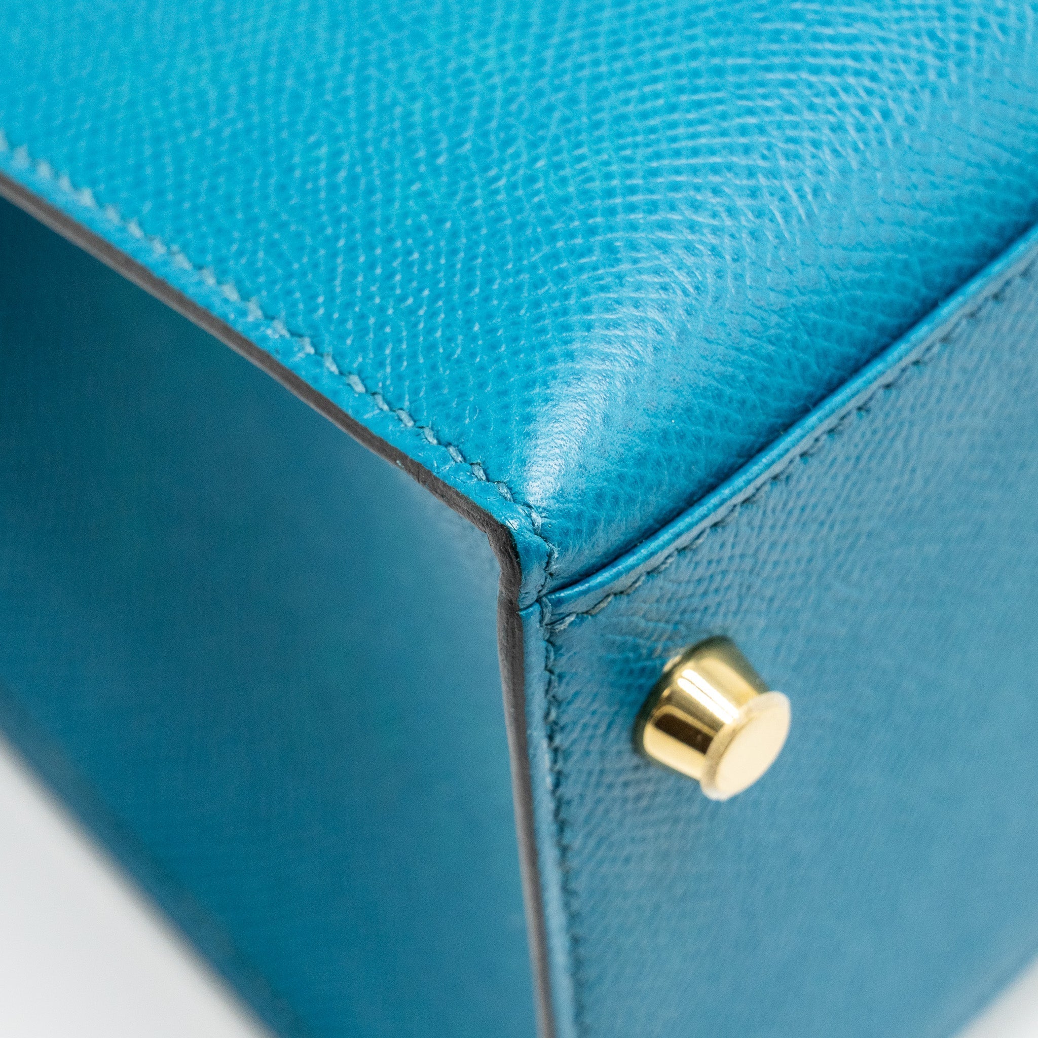 HERMES KELLY 28 EPSOM BLUE IZMIR GHW
