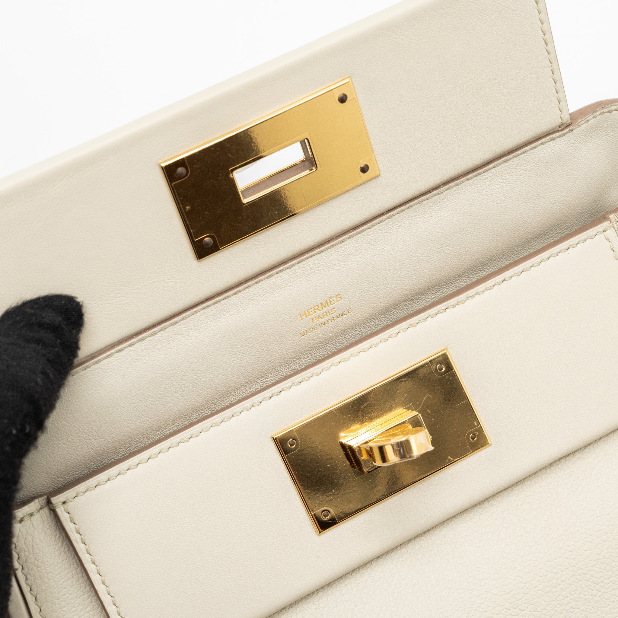 HERMES MINI 24/24 2424-21 BAG EVERCOLOR/SWIFT BETON GHW