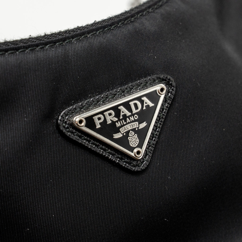 PRADA RE-EDITION 2005 SAFFIANO RE-NYLON BAG BLACK SHW