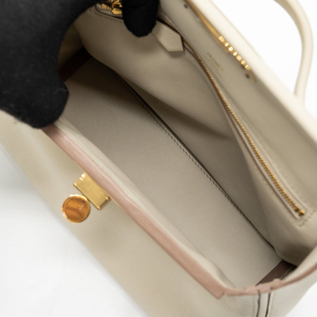 HERMES MINI 24/24 2424-21 BAG EVERCOLOR/ SWIFT BETON GHW