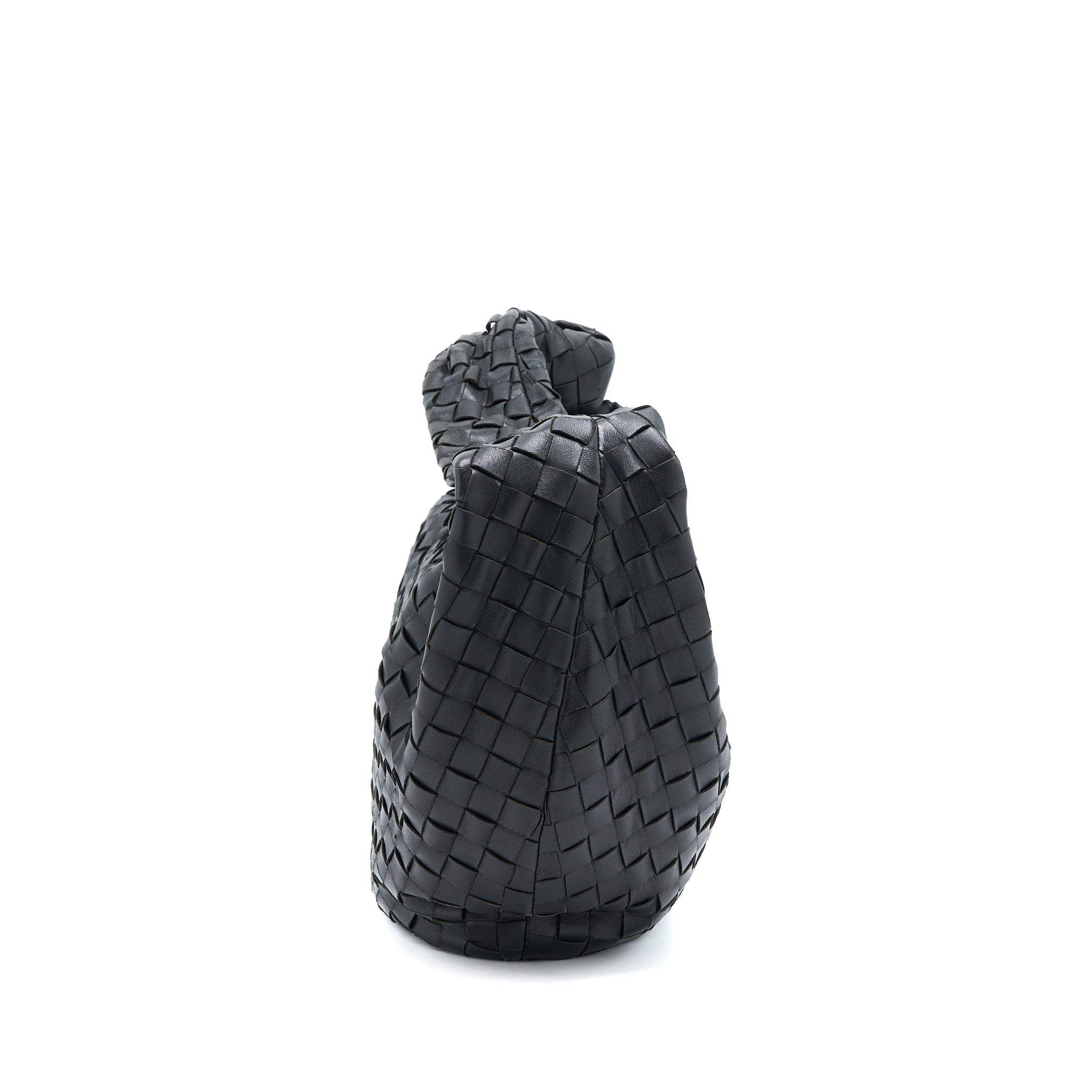 BOTTEGA VENETA JODIE LAMBSKIN BLACK SHW