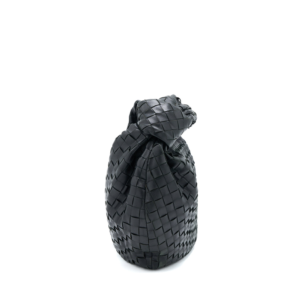 BOTTEGA VENETA JODIE LAMBSKIN BLACK SHW