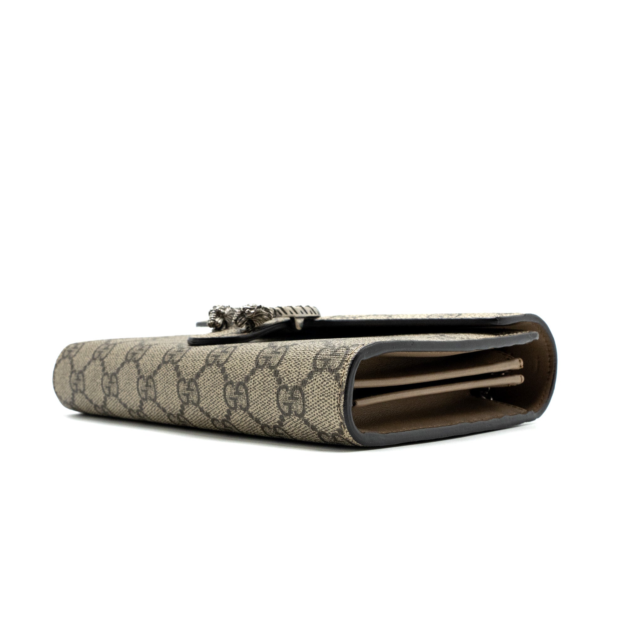 GUCCI DIONYSUS MINI CHAIN BAG GG SUPREME CANVAS BROWN / MULTICOLOUR SHW