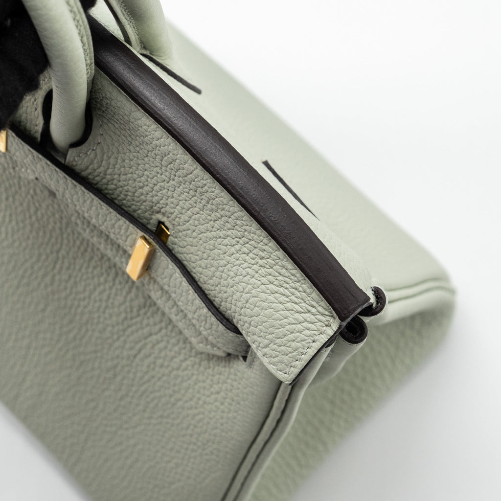 HERMES BIRKIN 25 TOGO GRIS NEVE GHW