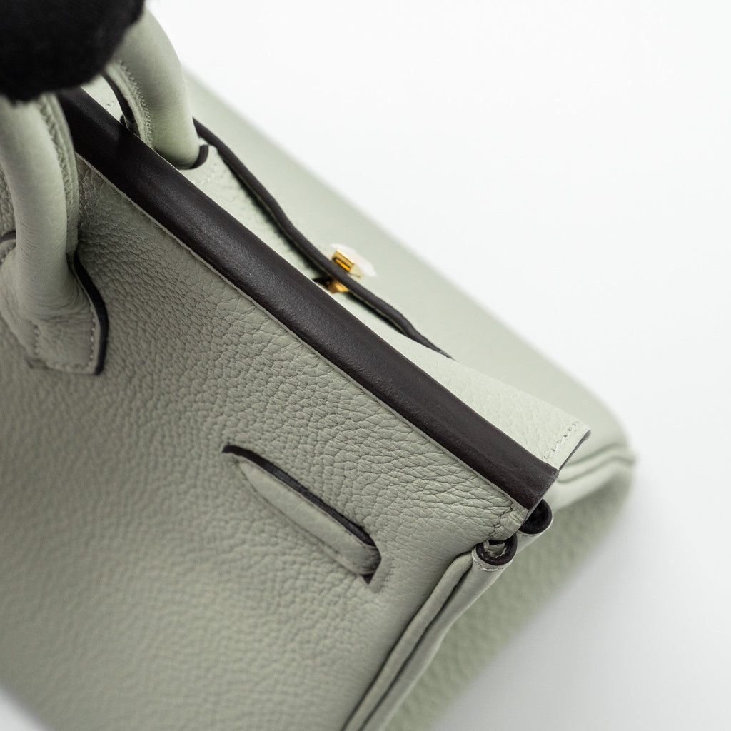 HERMES BIRKIN 25 TOGO GRIS NEVE GHW
