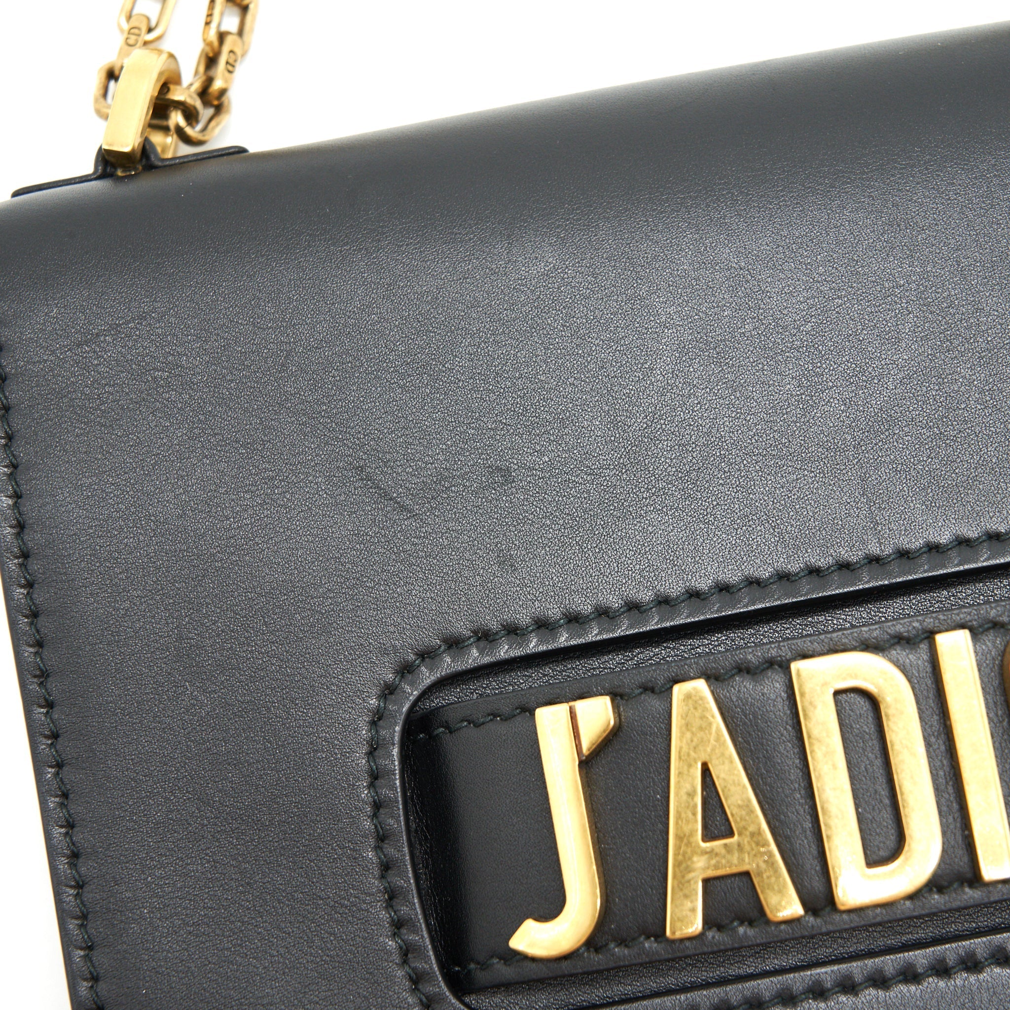 DIOR J'ADIOR MEDIUM FLAP BAG WITH CHAIN BLACK GHW