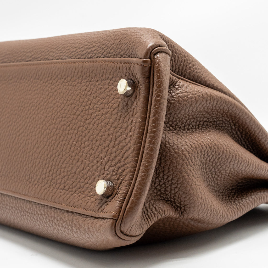 HERMES KELLY 32 TOGO CHOCOLATE SHW