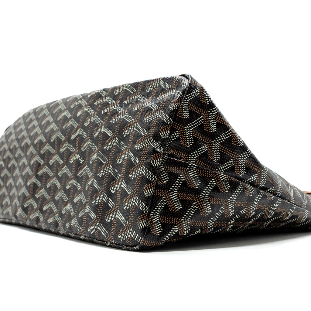 GOYARD BOHEME HOBO BAG CANVAS / CALFSKIN BROWN WITH NECESSARIES BAG ORGANIZER SHW