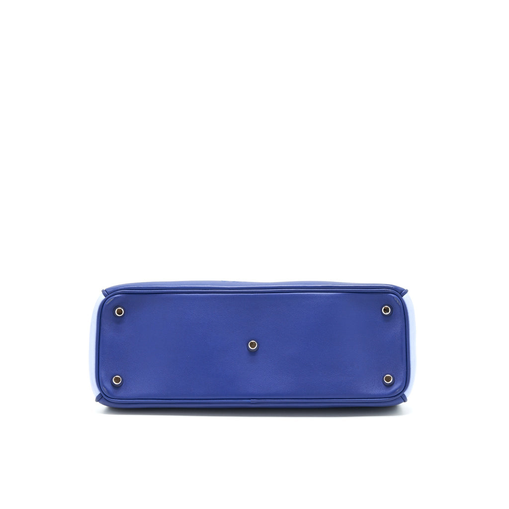 DIOR DIORISSIMO TOTE BAG BLUE/MULTICOLOURED SHW