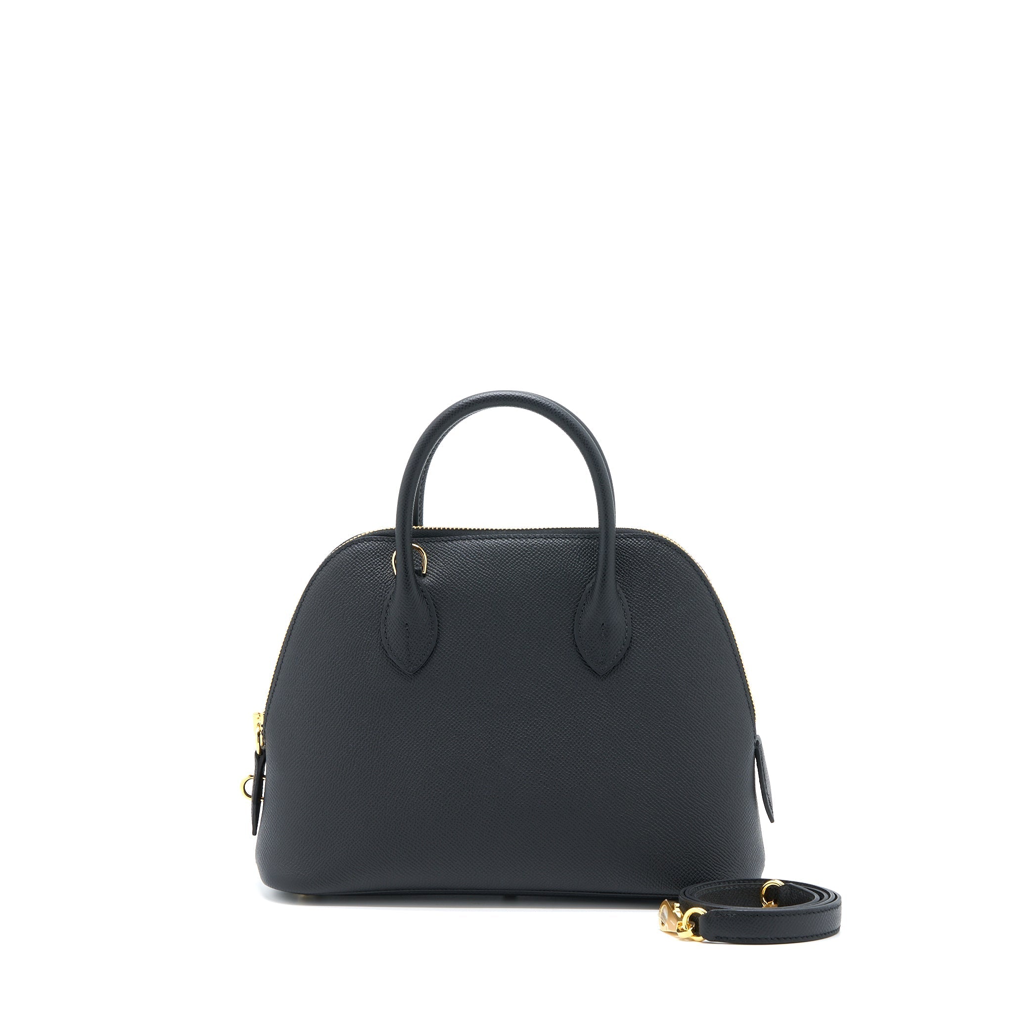 HERMES BOLIDE 1923 25 EPSOM BLACK GHW