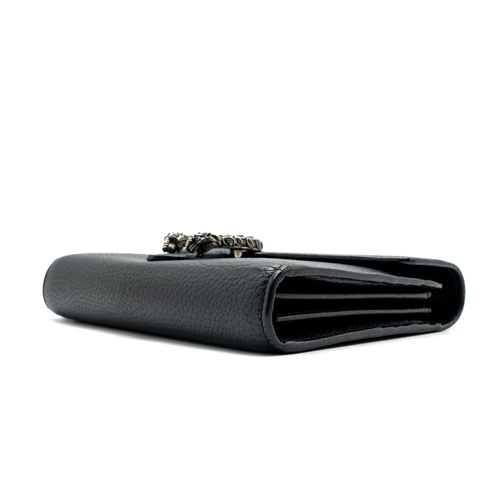 GUCCI DIONYSUS MINI CHAIN BAG CALFSKIN BLACK SHW