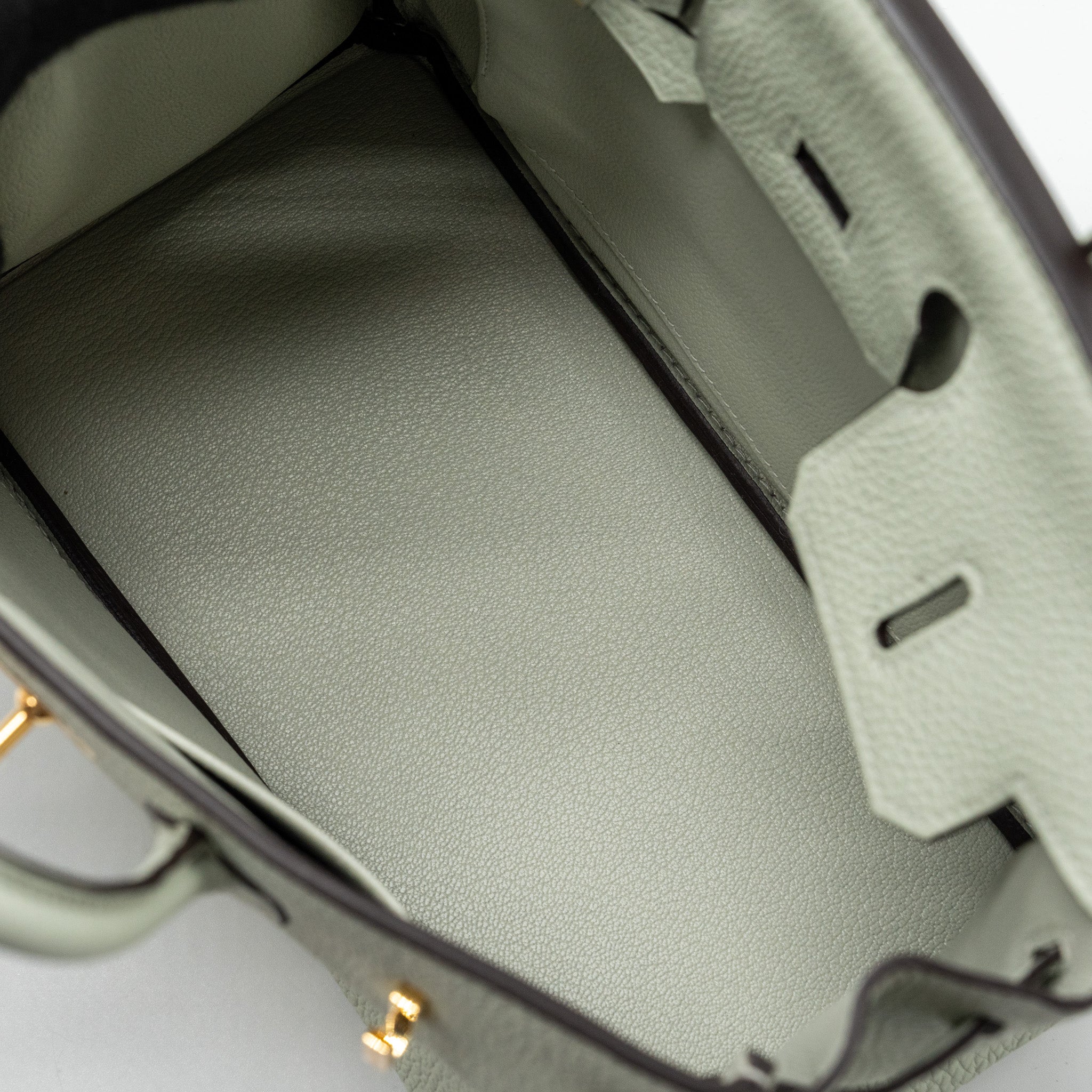 HERMES BIRKIN 25 TOGO GRIS NEVE GHW
