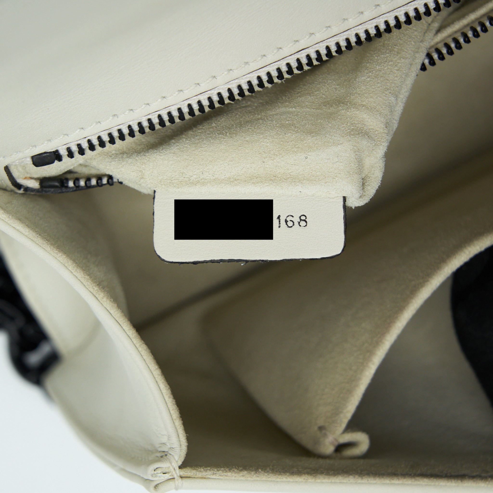 DIOR SMALL STUDDED DIORAMA WHITE WITH BLACK HARDWARE