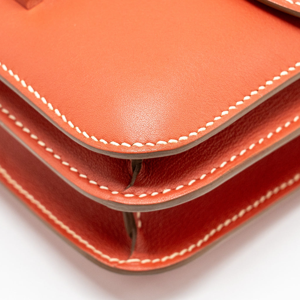 HERMES MINI CONSTANCE SWIFT 9M SANGUINE SHW