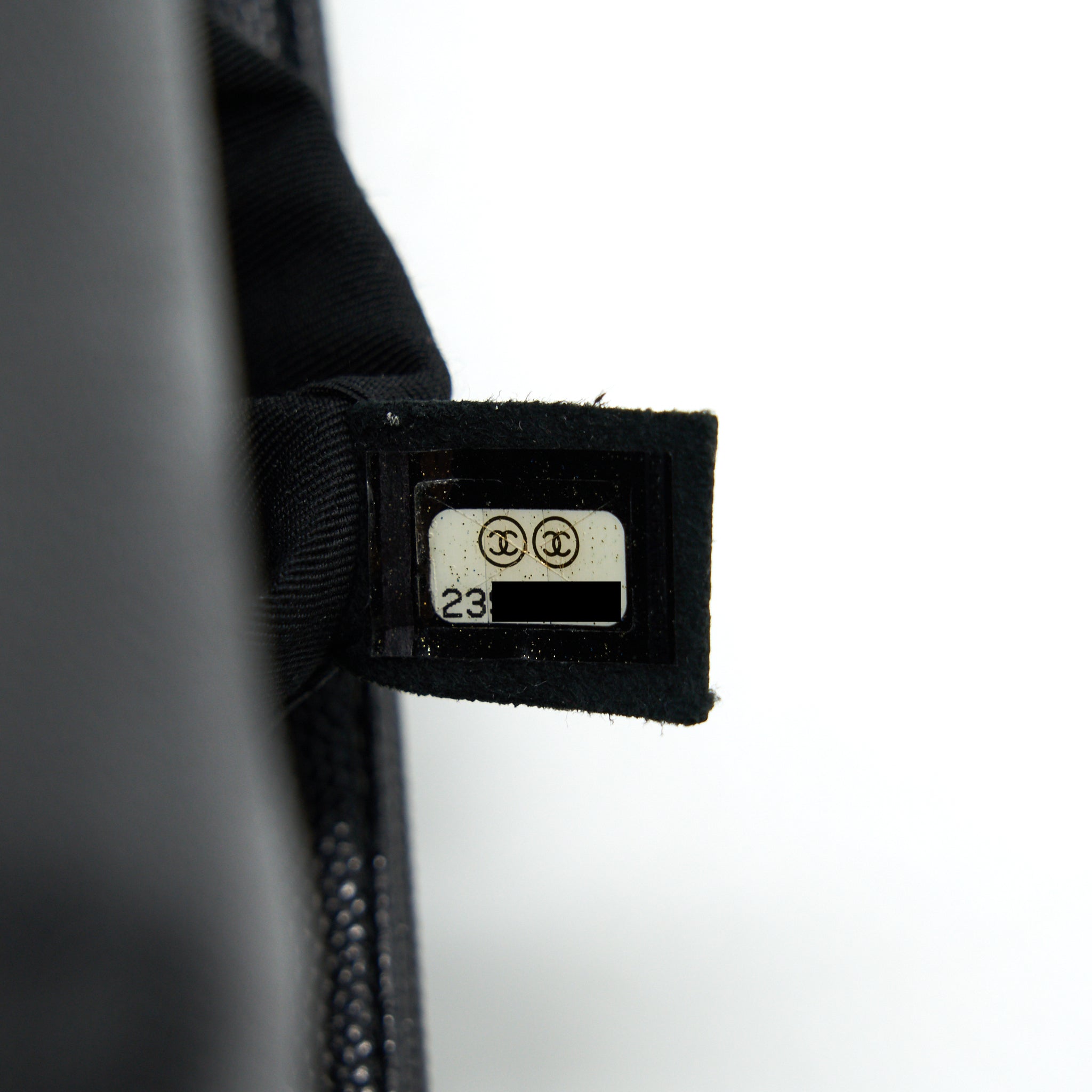 CHANEL CAVIAR OLD MEDIUM LEBOY BAG BLACK WITH RUTHENIUM HARDWARE