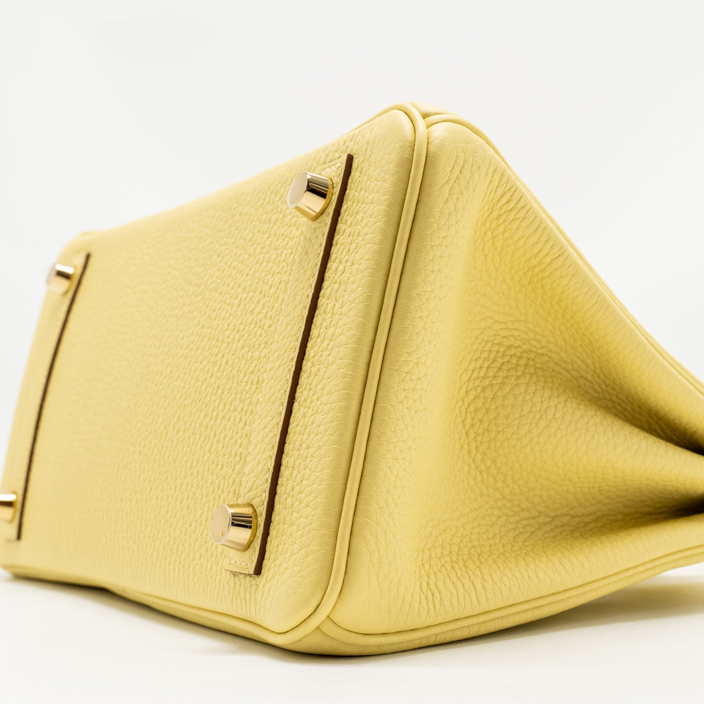 HERMES BIRKIN 25 TOGO 1Z JAUNE POUSSIN GHW