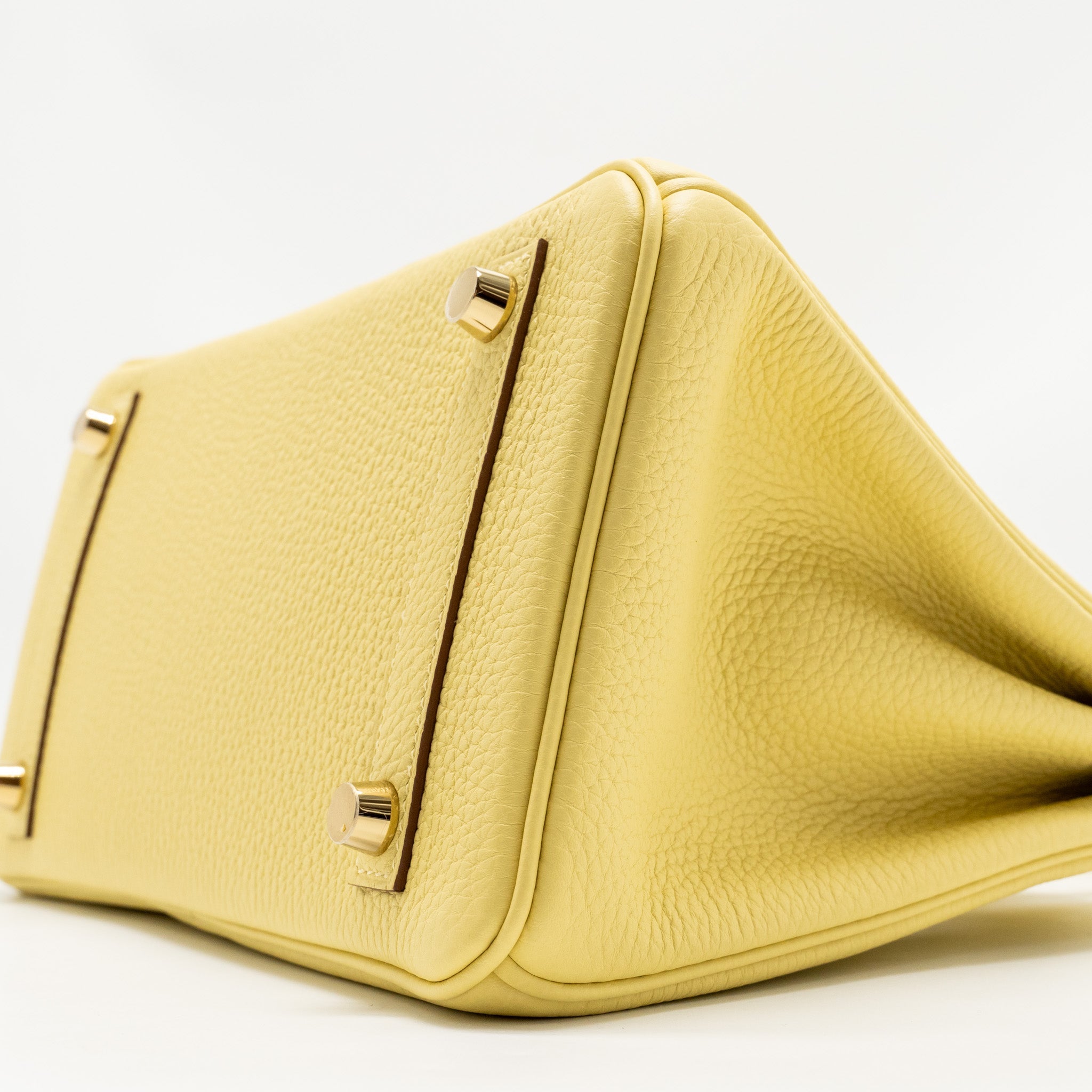 HERMES BIRKIN 25 TOGO 1Z JAUNE POUSSIN GHW