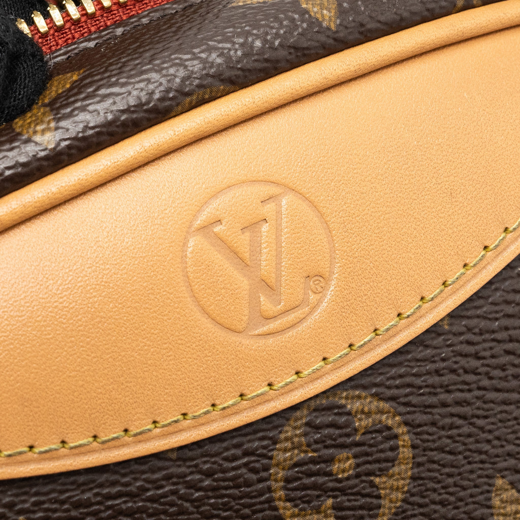 LOUIS VUITTON MINI DEAUVILLE SHOULDER BAG MONOGRAM CANVAS GHW