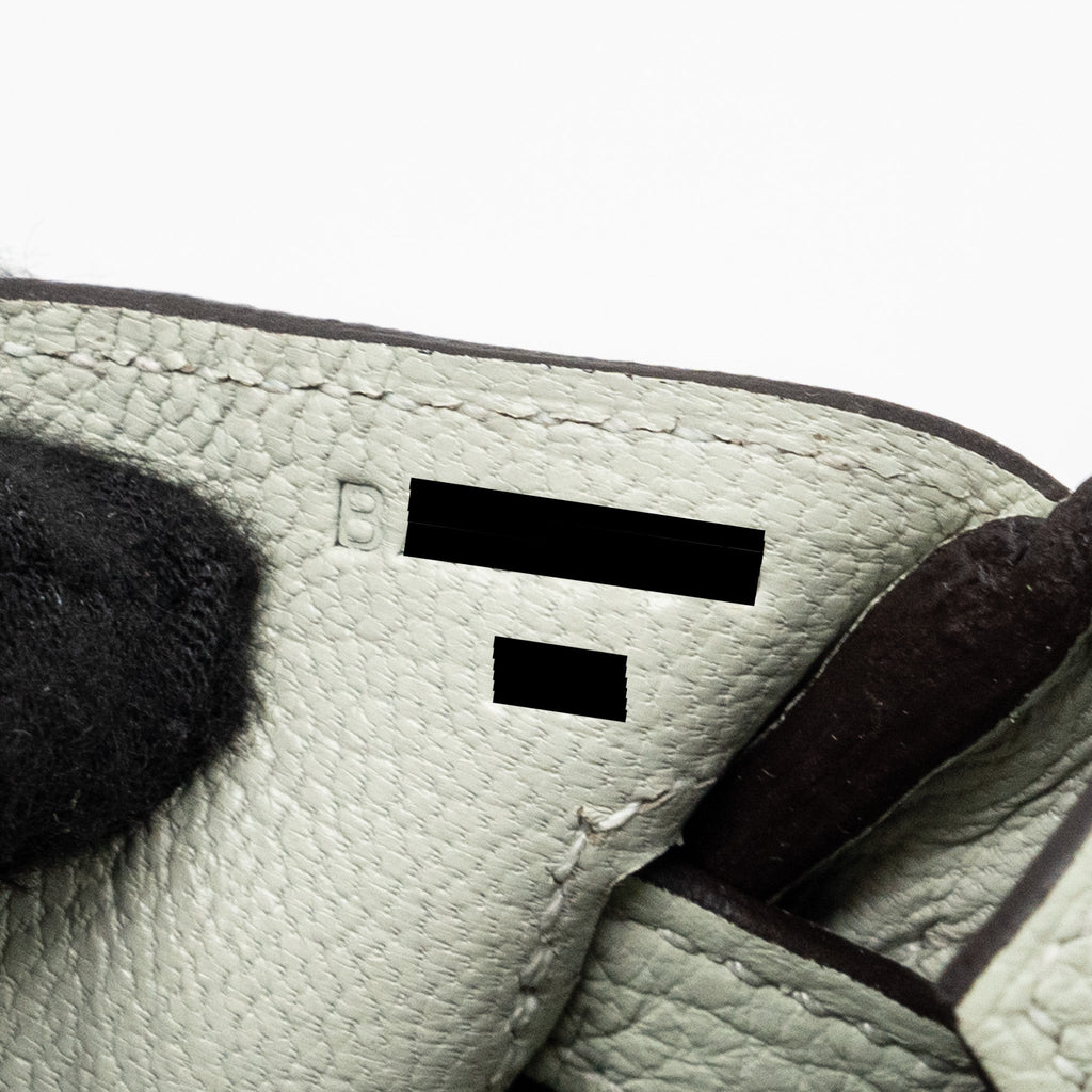 HERMES BIRKIN 25 TOGO GRIS NEVE GHW