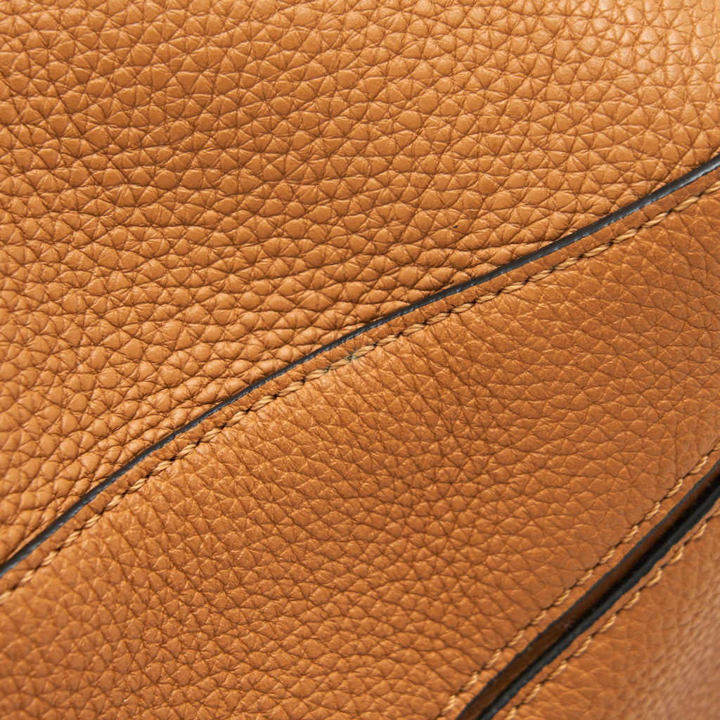 LOEWE PUZZLE BAG IN GRAINED CALFSKIN BROWN