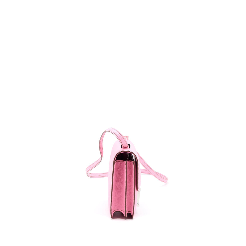 HERMES MINI CONSTANCE EPSOM 5P BUBBLEGUM PINK SHW