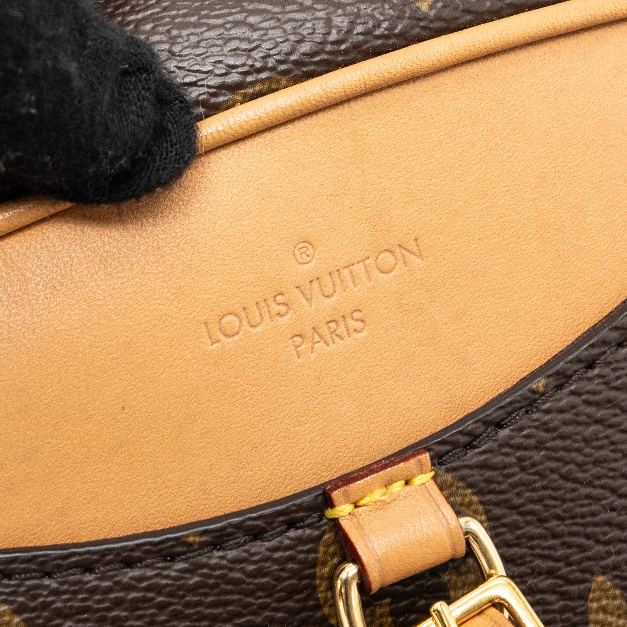 LOUIS VUITTON MINI DEAUVILLE SHOULDER BAG MONOGRAM CANVAS GHW
