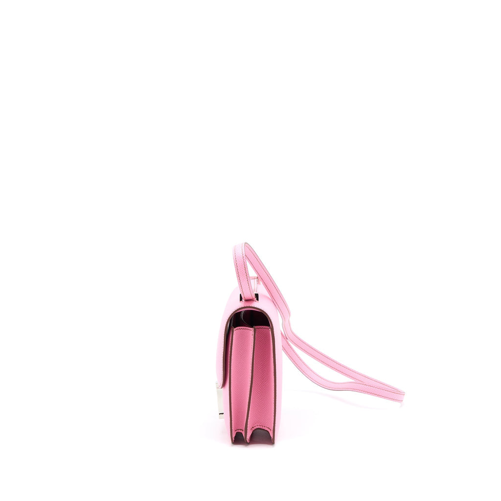 HERMES MINI CONSTANCE EPSOM 5P BUBBLEGUM PINK SHW