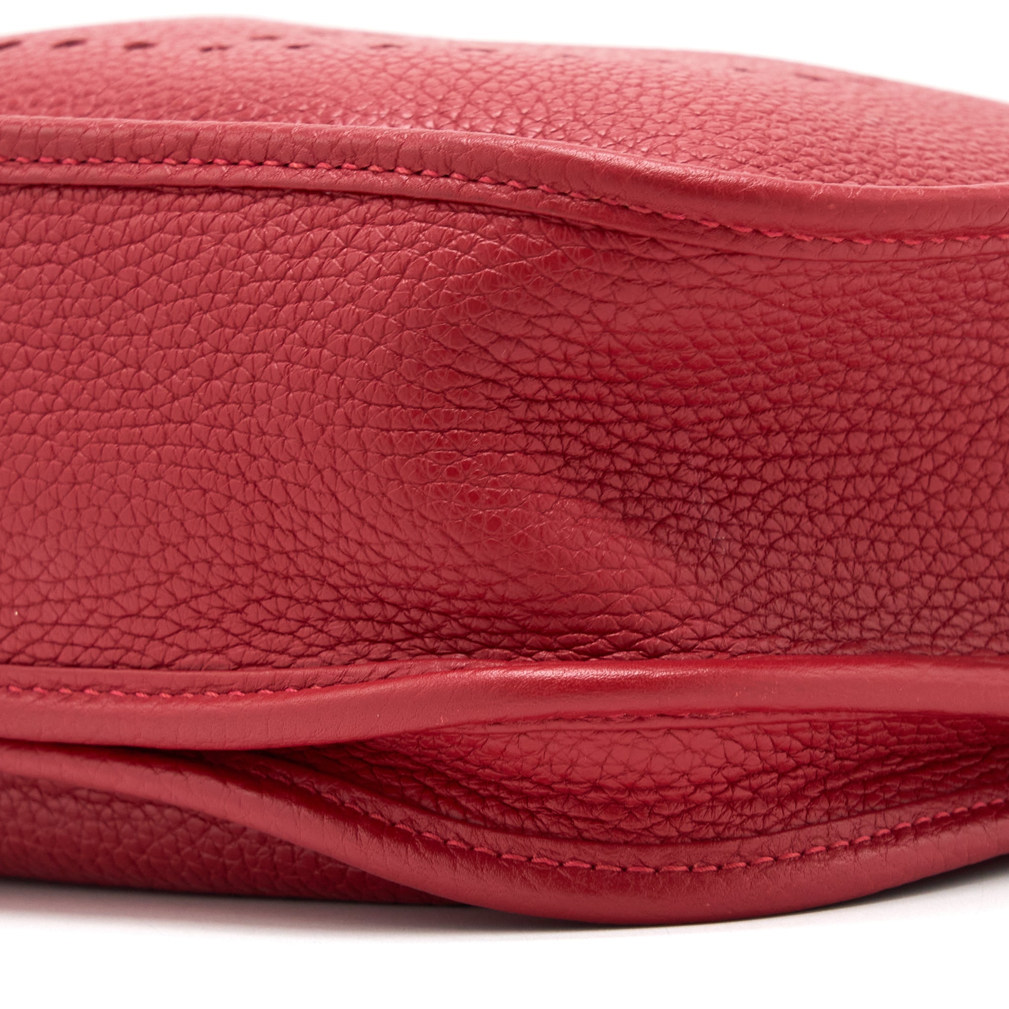 HERMES EVELYN 29 CLEMENCE RED SHW