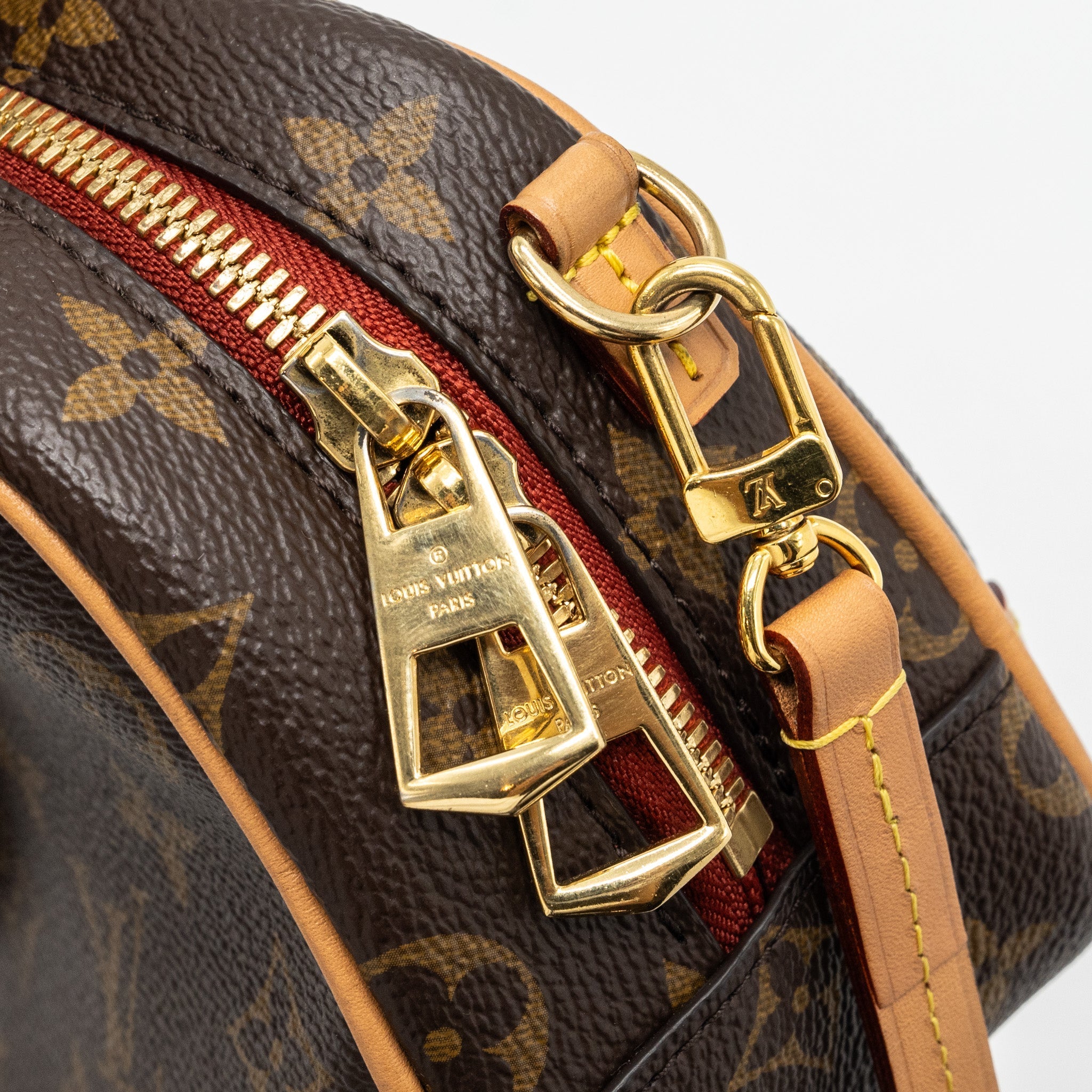 LOUIS VUITTON MINI DEAUVILLE SHOULDER BAG MONOGRAM CANVAS GHW