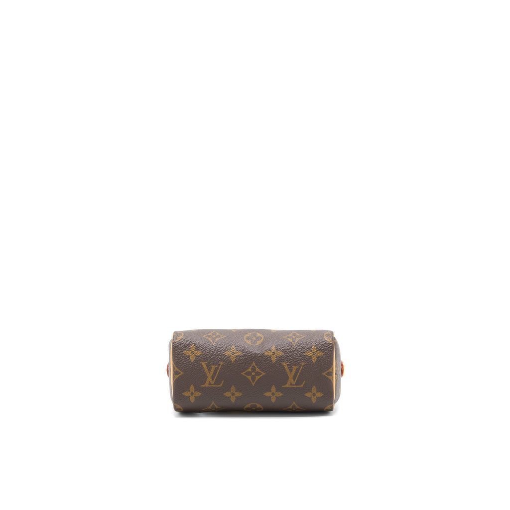 LOUIS VUITTON NANO SPEEDY NEW VERSION MONOGRAM CANVAS GHW
