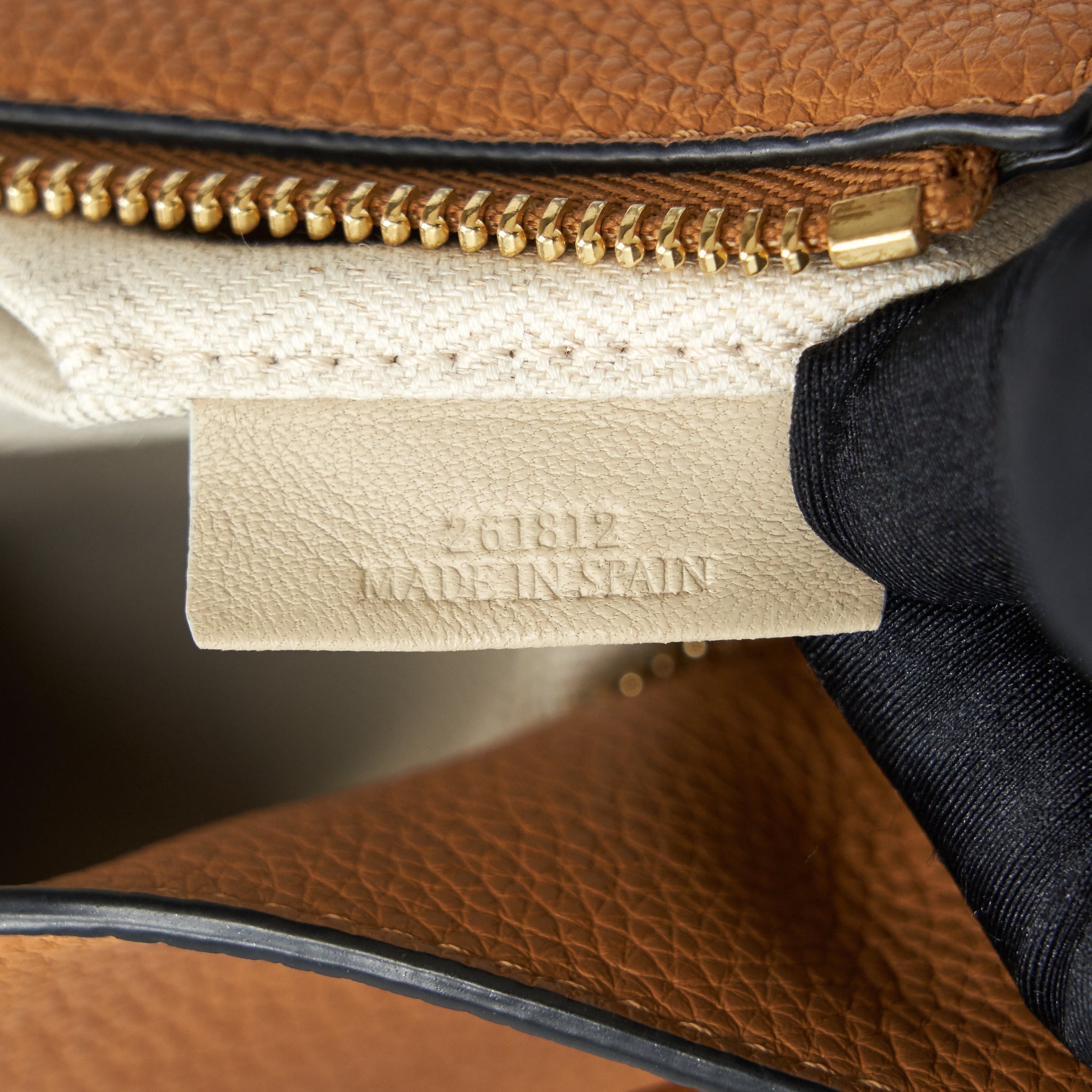 LOEWE PUZZLE BAG IN GRAINED CALFSKIN BROWN
