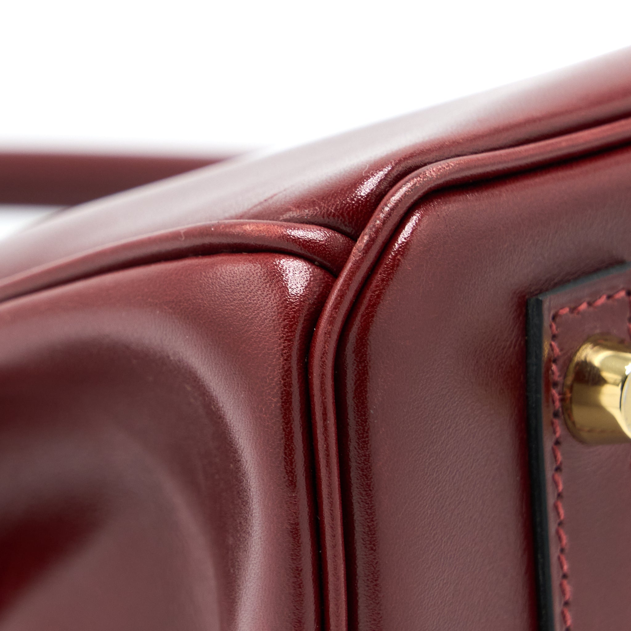 HERMES BIRKIN 30 BOX ROUGE H GHW