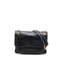 SAINT LAURENT MEDIUM NIKI BAG LAMBSKIN BLACK GHW