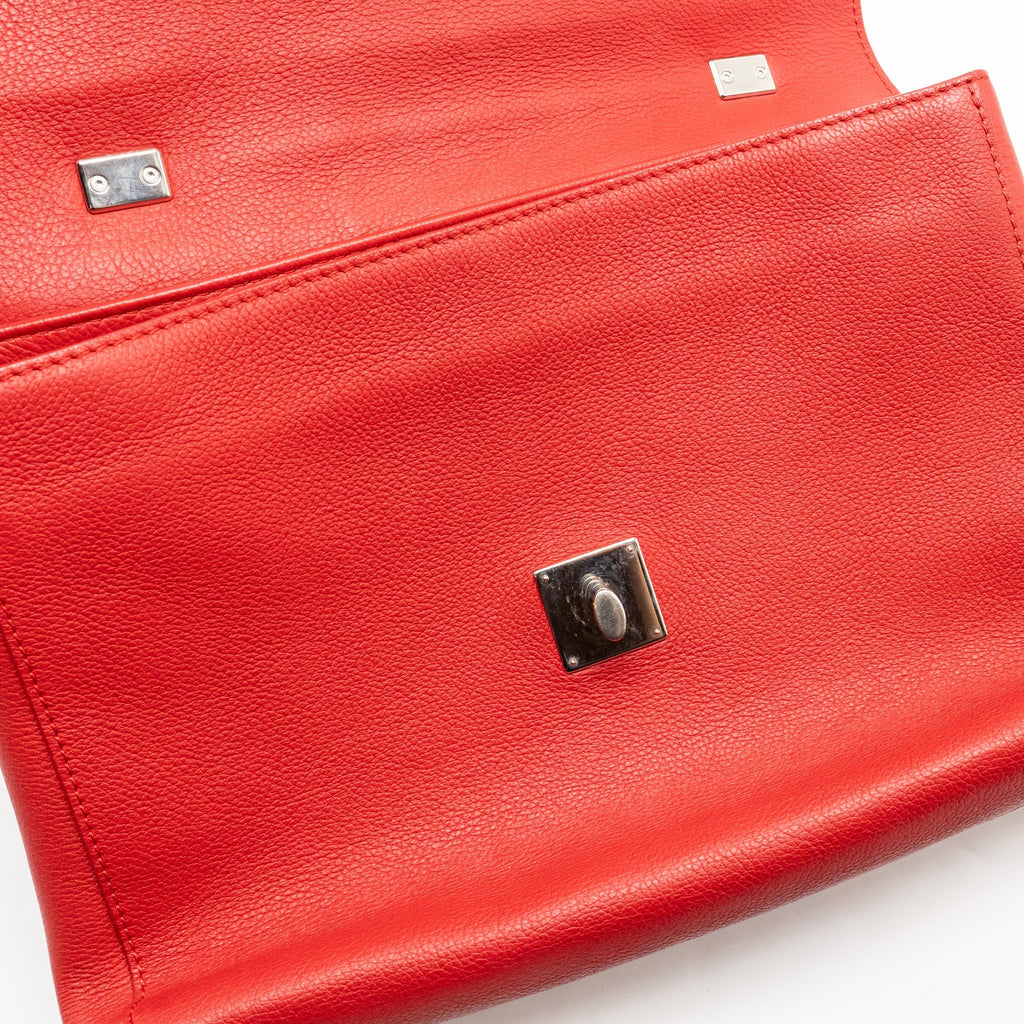 LOUIS VUITTON LOCKME BAG CALFSKIN RED SHW