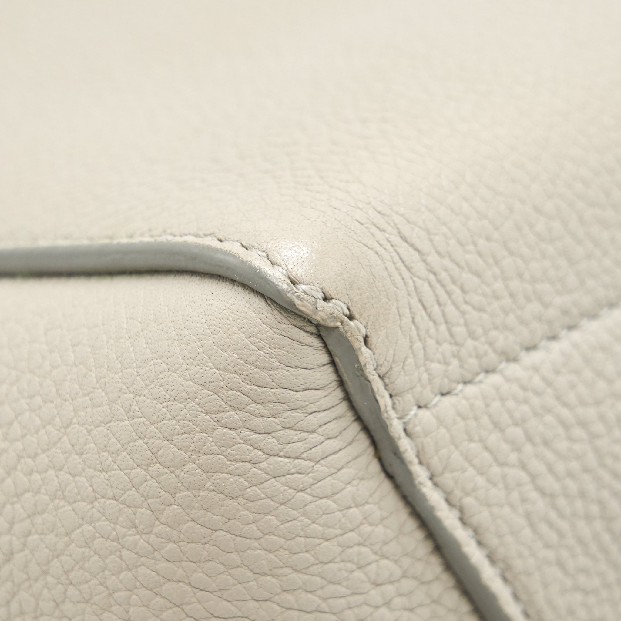 CELINE SANGLE BUCKET BAG GRAINED CALFSKIN CLAY GHW