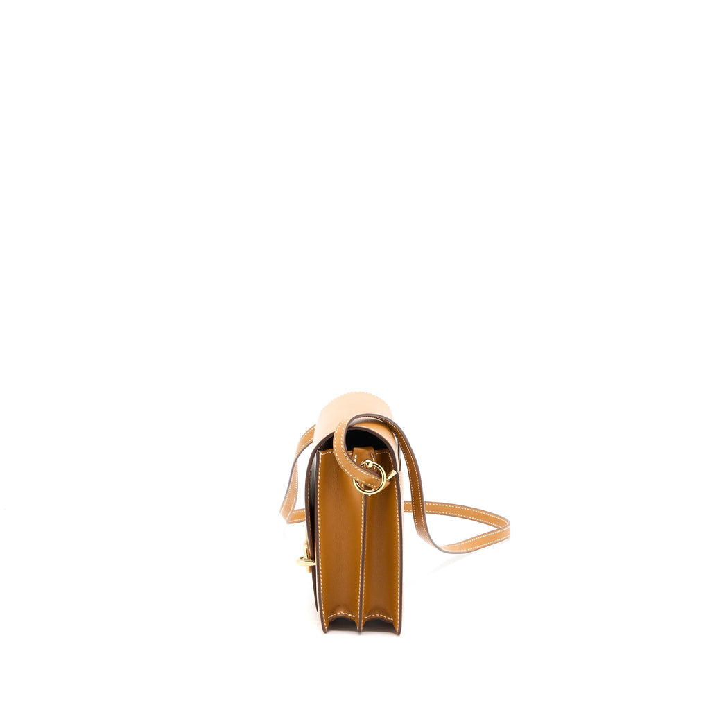 HERMES MINI ROULIS VEAU BUTLER GOLD GHW