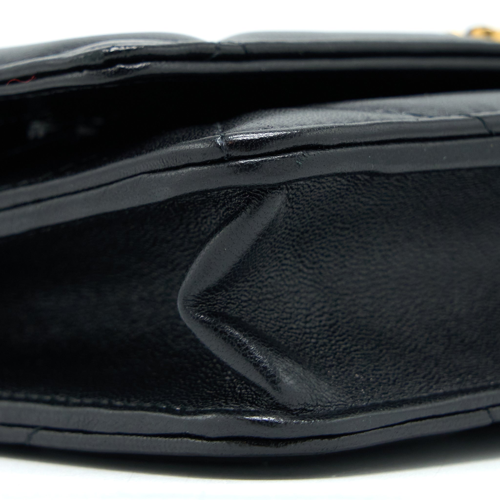 CHANEL 19 WALLET ON CHAIN LAMBSKIN BLACK MULTICOLOUR HARDWARE (MICROCHIP)